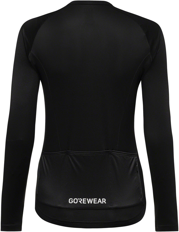 Load image into Gallery viewer, GORE Spinshift Long Sleeve Jersey - Black, Women&#39;s, Large/12-14
