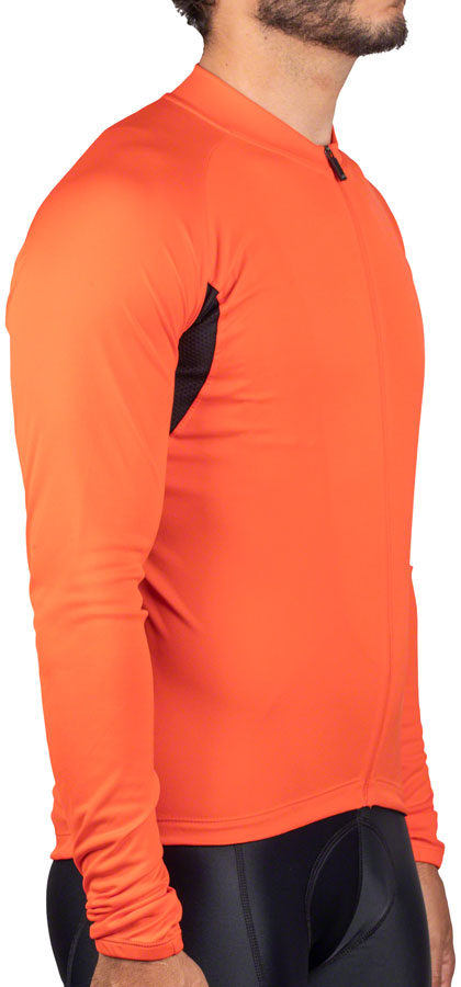 Load image into Gallery viewer, Bellwether Sol-Air UPF Long Sleeve Jersey - Orange, Men's, Medium