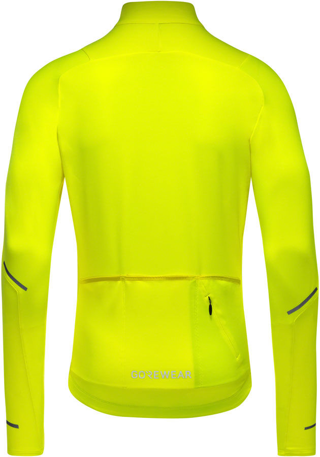 Load image into Gallery viewer, Gorewear Spinshift Thermo Long Sleeve Jersey - Yellow, Men's, Small/Medium