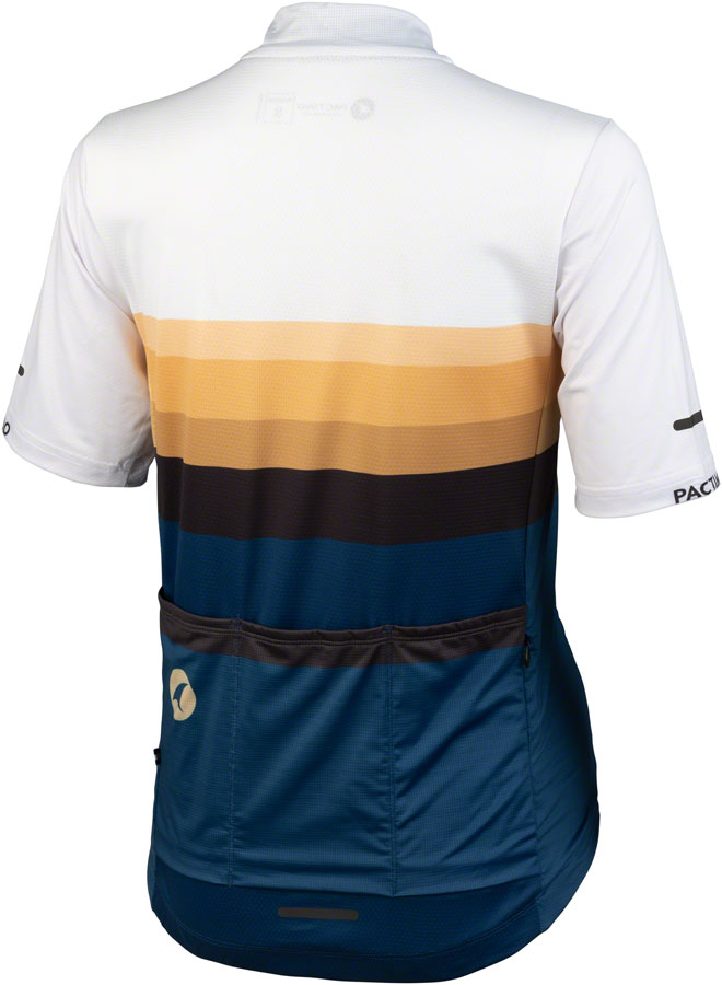 Load image into Gallery viewer, Salsa Latitude Women's Jersey - White, Navy Blue, Black , w/ Stripes, Small
