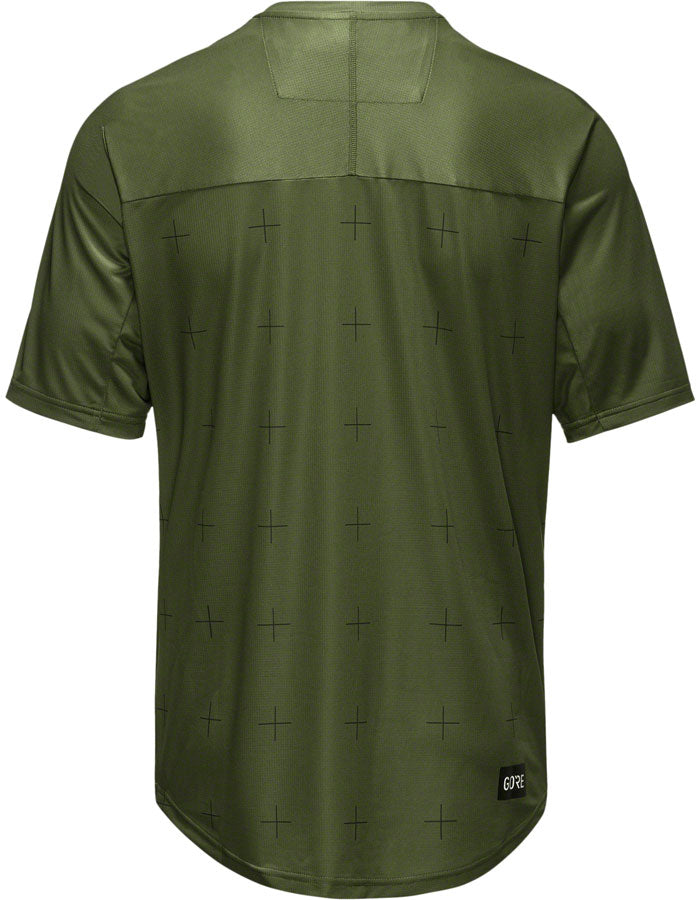Load image into Gallery viewer, Gorewear Trail KPR Daily Jersey - Utility Green, Men's, Small