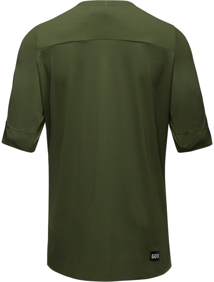 Load image into Gallery viewer, Gorewear Trail KPR Tech Jersey - Utility Green, Men's, Small