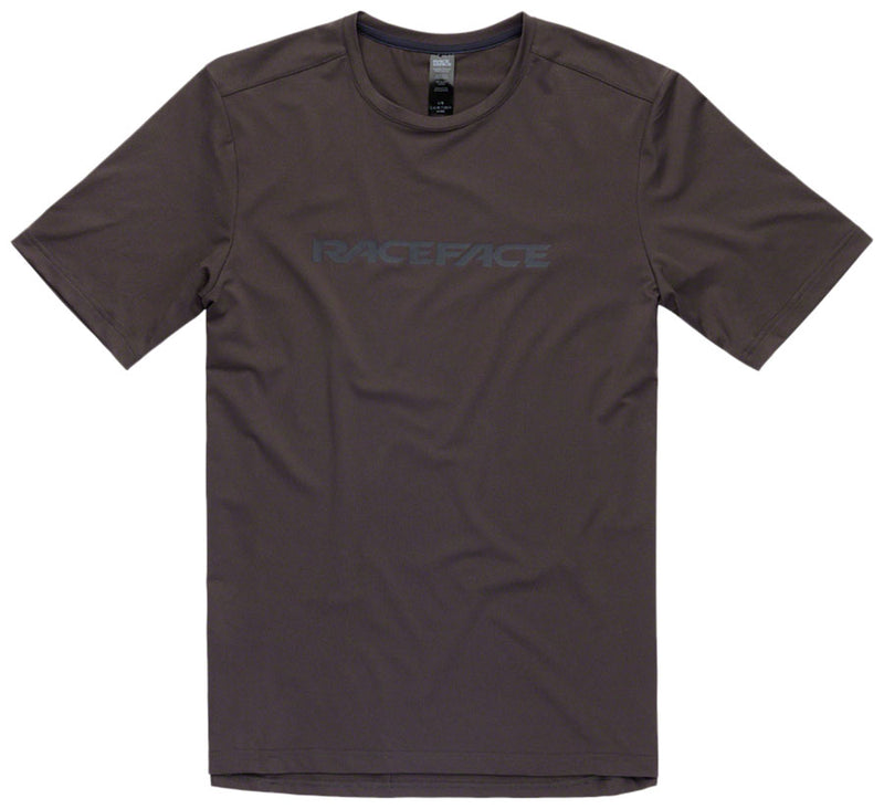 Load image into Gallery viewer, RaceFace Commit Tech Top - Short Sleeve, Charcoal, Large
