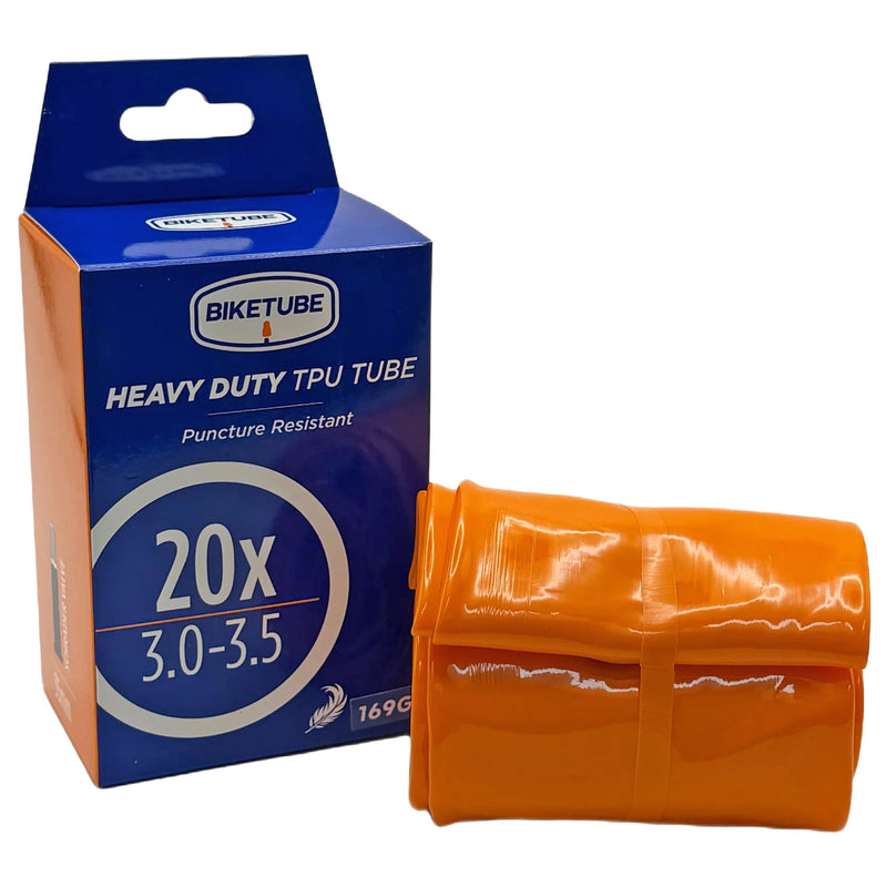 Load image into Gallery viewer, Heavy Duty TPU EBike Inner Tubes 20x3.0-3.5" Schrader Valve, Puncture-Resistant & Lightweight