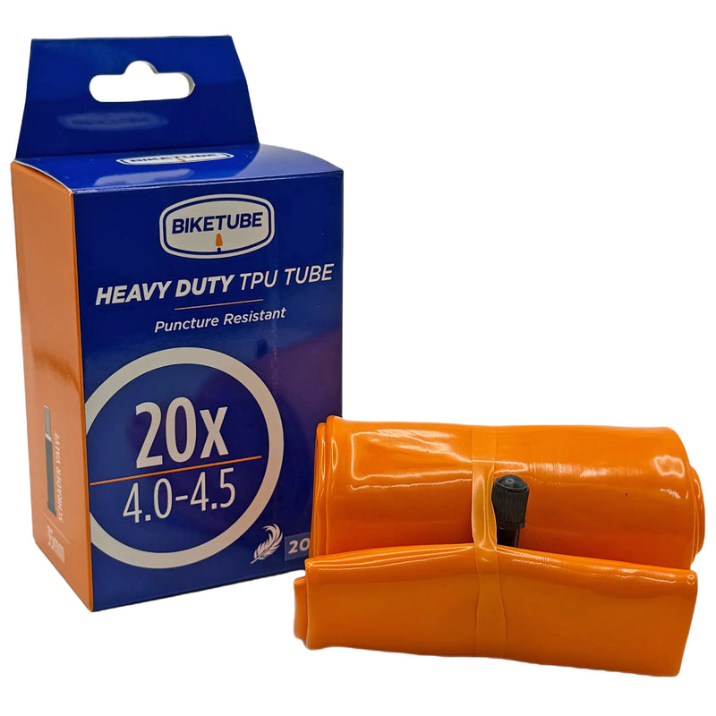 Load image into Gallery viewer, Heavy Duty TPU EBike Inner Tubes 20x4.0-4.5" Schrader Valve, Puncture-Resistant, Lightweight (Pack of 2)