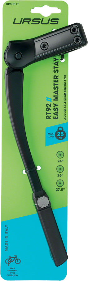 Load image into Gallery viewer, Ursus Easy Master Stay Kickstand - 335mm, Black