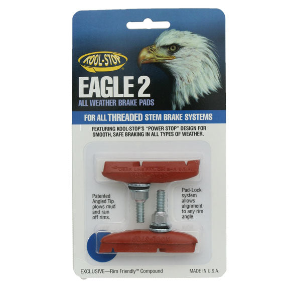 Load image into Gallery viewer, Koolstop-Eagle-Claw-2-Brake-Shoe-Threaded-Post-CLBP0016-Bicycle-Brake-Pads
