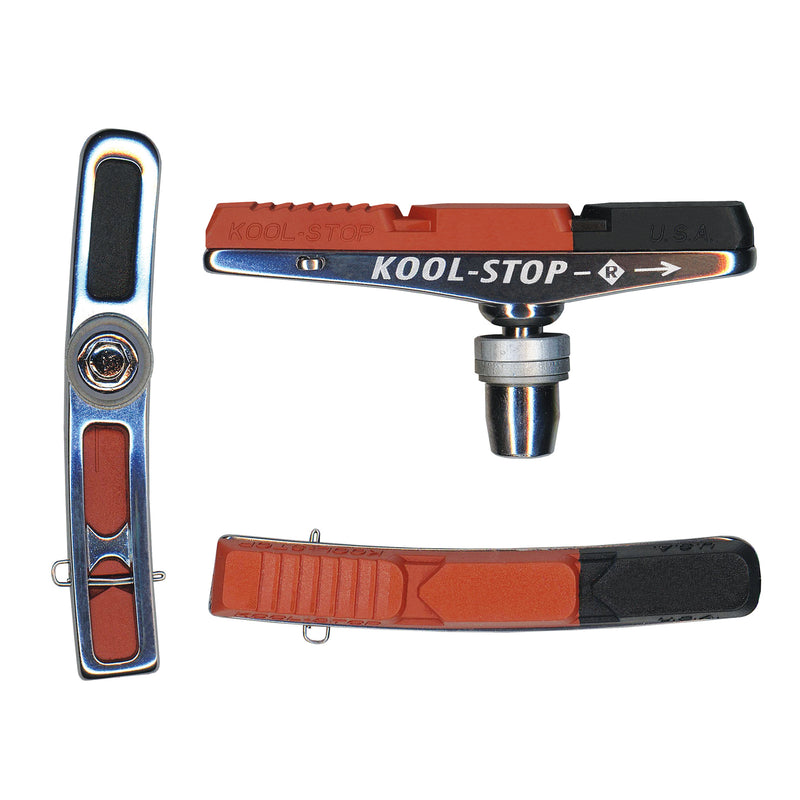 Load image into Gallery viewer, Kool-Stop-Brake-Shoe-Threaded-Post-Universal-BRPD0373PO2-Bicycle-Brake-Pads