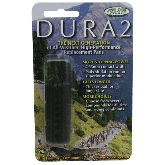 Load image into Gallery viewer, Kool-Stop Brake Pads Dura 2 Cartridge Inserts SRAM or Shimano Compatible Black