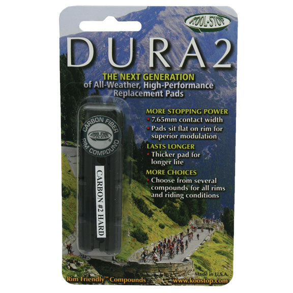 Load image into Gallery viewer, Kool Stop Dura 2 Road Cartridge Inserts, Carbon #2