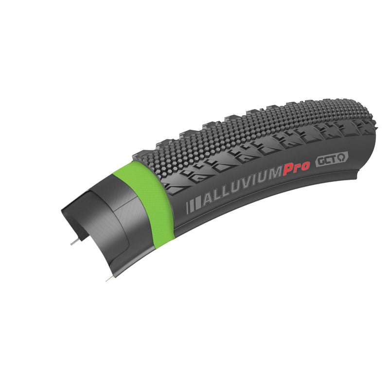 Load image into Gallery viewer, Kenda Alluvium Tire 700 x 40 TPI 120 Tubeless Folding Black Reflective Gravel