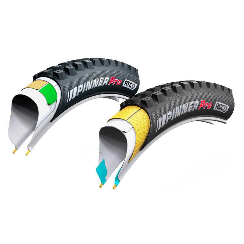 Load image into Gallery viewer, Kenda Pinner Pro Tire 27.5 x 2.4 TPI 120 Wire Tubeless Folding Black ATC MTB