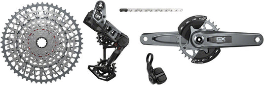 SRAM GX T-Type Eagle Transmission Groupset - 165mm Crank, 32t Chainring, AXS POD Controller, 10-52t Cassette, Rear