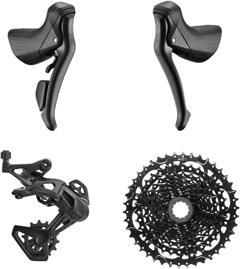 Load image into Gallery viewer, microSHIFT-Sword-Black-1x9-Speed-Groupset-Kit-In-A-Box-Road-Group-Road-Bike-KIBX0073-Road-Bike-Group