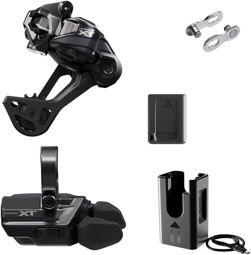 Load image into Gallery viewer, Shimano-Deore-XT-M8250-Di2-Wireless-Upgrade-Kit-Kit-In-A-Box-Mtn-Group-Mountain-Bike-KIBX0112-MTB-Group-Set