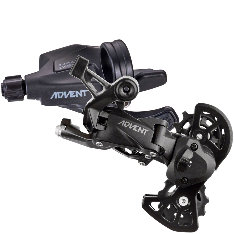 Load image into Gallery viewer, microSHIFT ADVENT 9-Speed Trail Shifter & Super Short Rear Derailleur Combo - Lightweight, Durable, Ergonomic Bike Components