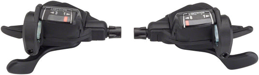 microSHIFT Mezzo Thumb-Tap Shifter Set, 8-Speed, Triple, Optical Gear Indicator
