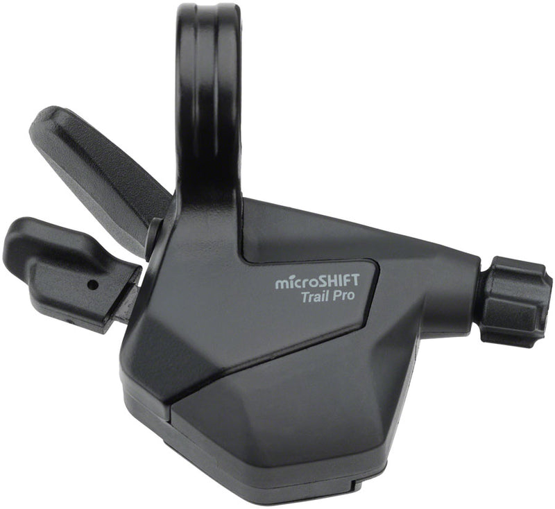 Load image into Gallery viewer, microSHIFT ADVENT Trail Trigger Pro Right Shifter - 1 x 9 Speed, Silicone Thumb Pad, ADVENT Compatible Only, Black
