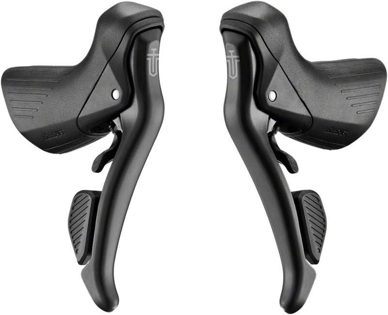 Load image into Gallery viewer, microSHIFT Sword Black 2x9-Speed Groupset - Includes Brake/Shifters, Front Derailler Braze-On, Rear Derailleur Long