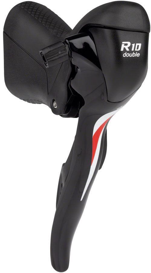 Load image into Gallery viewer, microSHIFT R10 Left Drop Bar Shift Lever - Double, Shimano Compatible, Black
