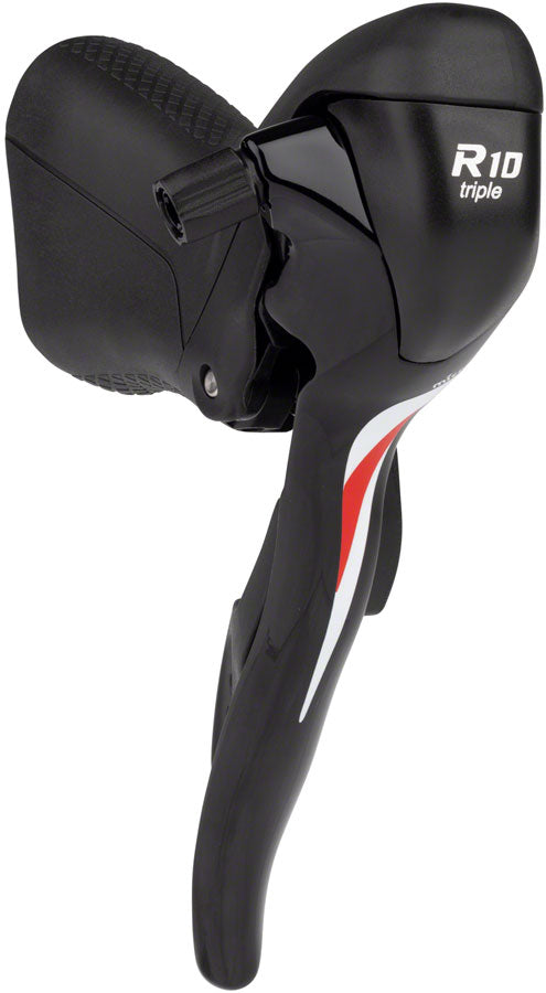 Load image into Gallery viewer, microSHIFT R10 Left Drop Bar Shift Lever - Triple, Shimano Compatible, Black