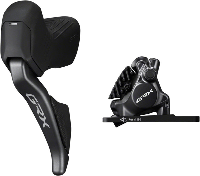 Load image into Gallery viewer, Shimano-GRX-ST-RX825-Di2-Shifter-Brake-Lever-with-BR-RX820-Hydraulic-Disc-Brake-Caliper-Hydraulic-Brake-Shift-Lever-Drop-Bar-Road-Bike-Time-Trial-Triathlon-Bike-Track-Bike-Road-Bike-Single-Speed-Fixie-HBSL0245