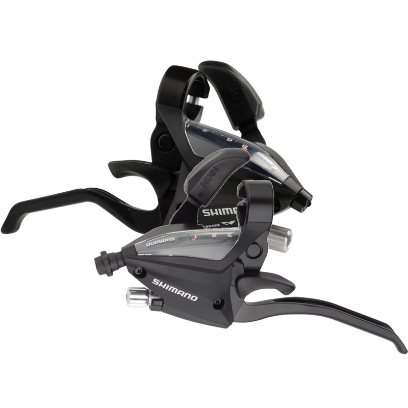 Load image into Gallery viewer, Shimano EF500 8-Speed & 3-Speed Reach-Adjust Brake/Shift Levers for Mountain & Hybrid Bikes