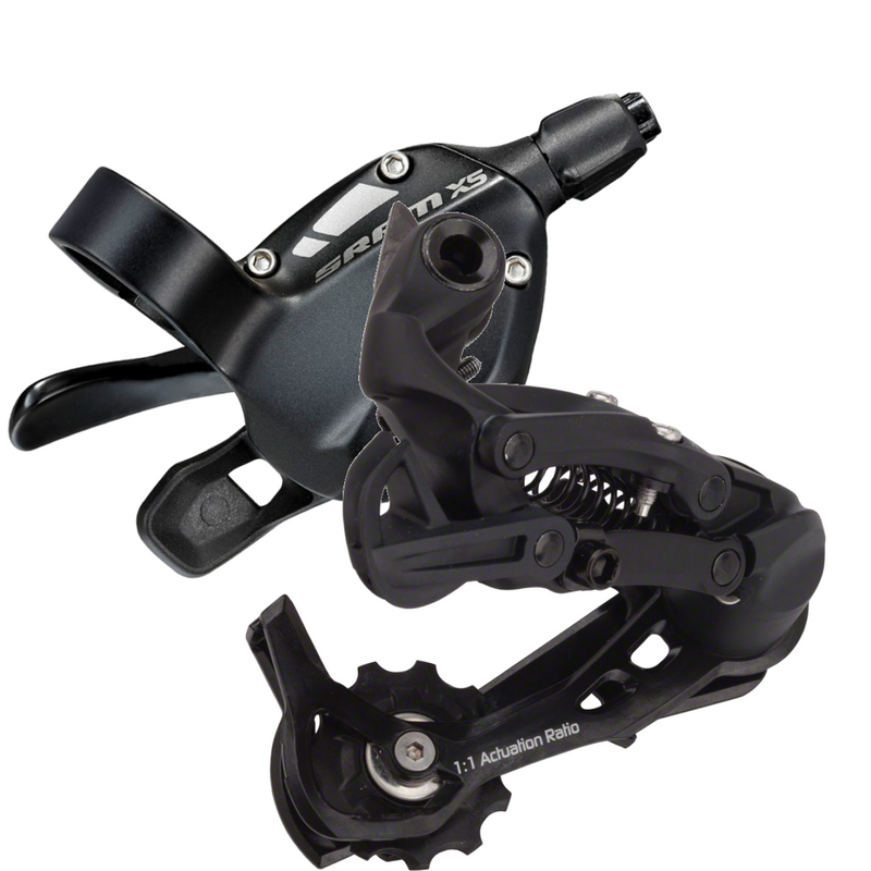 Load image into Gallery viewer, SRAM X5 9-Speed Trigger Shifter & Rear Derailleur Bundle Reliable Performance, Black, for Mountain & Touring Bikes