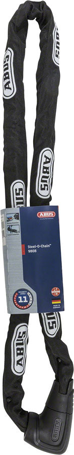 Load image into Gallery viewer, Abus 9808K/140 Steel-O-Chain Key Lock - Black