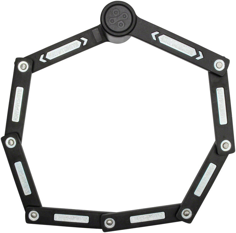 Load image into Gallery viewer, Kryptonite Keeper Mini Folding Lock - Includes Bracket, Black