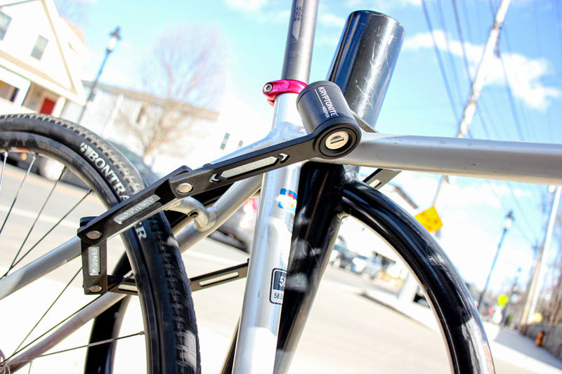 Load image into Gallery viewer, Kryptonite Keeper Mini Folding Lock - Includes Bracket, Black