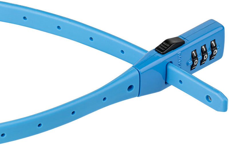 Load image into Gallery viewer, Kryptonite Click Lock Combo Cable lock, Combination, 10mm, 45cm, 1.5', Blue