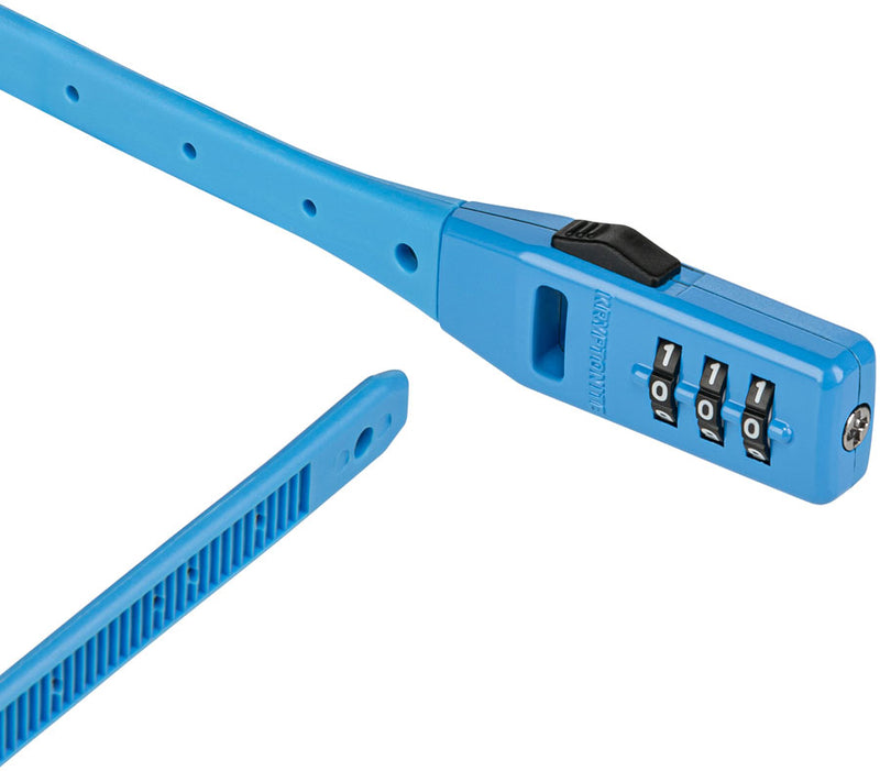 Load image into Gallery viewer, Kryptonite Click Lock Combo Cable lock, Combination, 10mm, 45cm, 1.5', Blue
