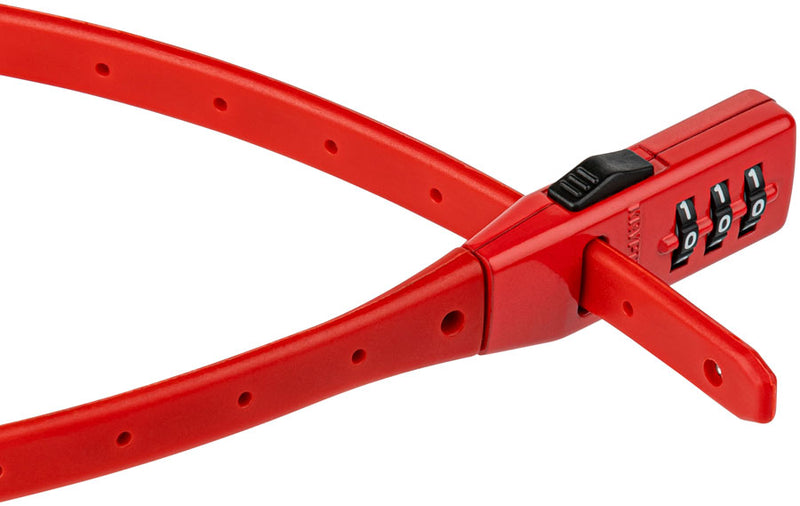 Load image into Gallery viewer, Kryptonite Click Lock Combo Cable lock, Combination, 10mm, 45cm, 1.5', Red