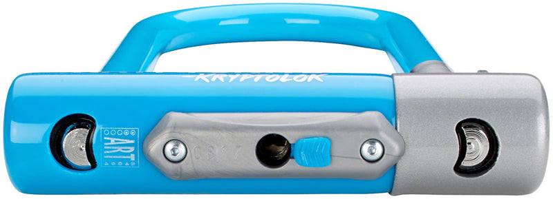 Load image into Gallery viewer, Kryptonite Krypto Series 2 Mini-7 U-Lock 3.25 x 7" Blue Bracket Included