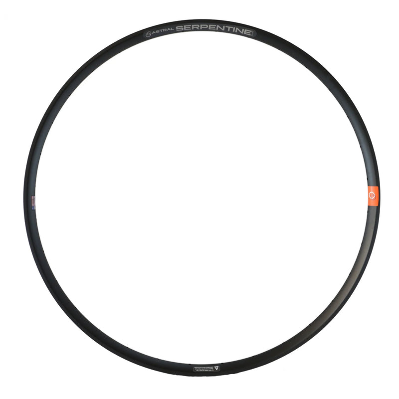 Load image into Gallery viewer, Astral Serpentine 29" Alloy Disc Brake Rim, 28h, Black NLS