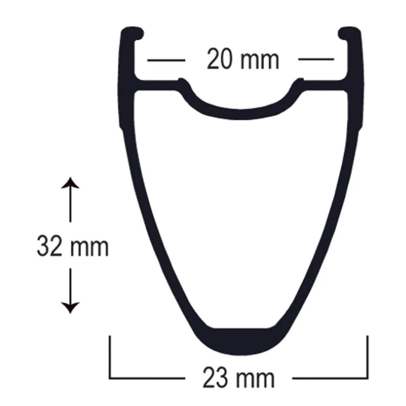 Load image into Gallery viewer, Astral Leviathan Touring 700c MSW (Rim Brake) Rim, 32h, Black