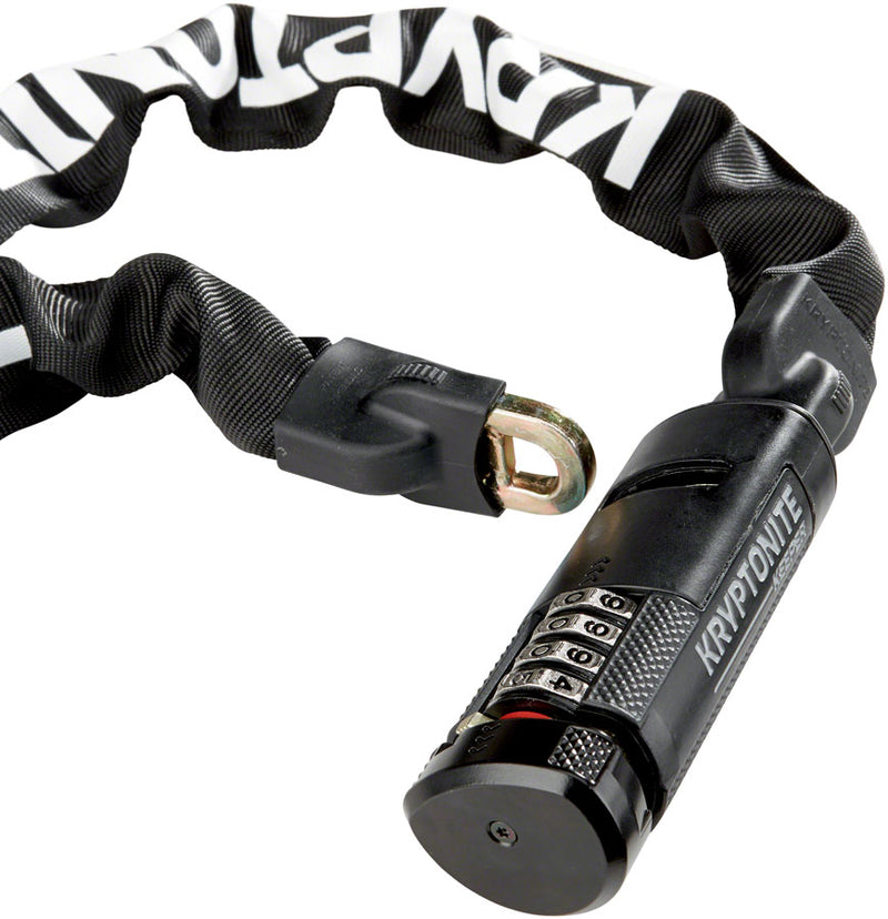 Load image into Gallery viewer, Kryptonite Keeper 790 Chain Lock with Combination 90cm End Link Design