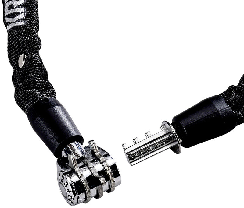 Load image into Gallery viewer, Kryptonite Keeper 411 Chain Lock with Combination: Black, 4 x 110cm