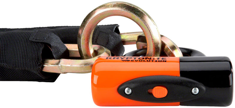 Load image into Gallery viewer, Kryptonite New York Cinch Ring Chain 1213 and Evolution Disc Lock Keyd 130cm