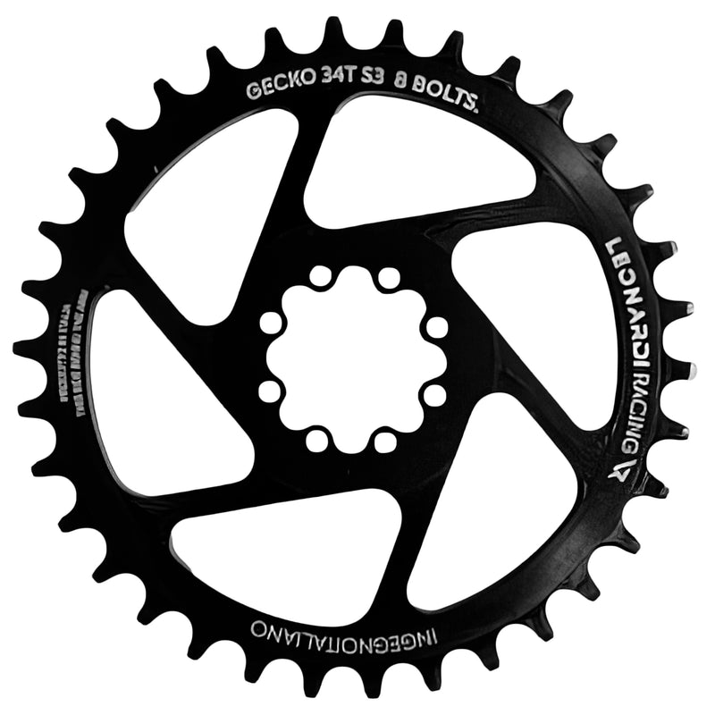 Load image into Gallery viewer, Leonardi-Chainring-8-Bolt-DM-3mm-Offset-CNRG2342-Bicycle-Chainring