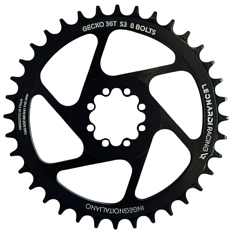 Load image into Gallery viewer, Leonardi-Chainring-8-Bolt-DM-3mm-Offset-CNRG2343-Bicycle-Chainring