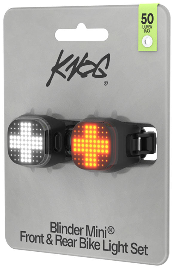 Load image into Gallery viewer, Knog Blinder Mini Cross Twinpack Headlight and Taillight Set