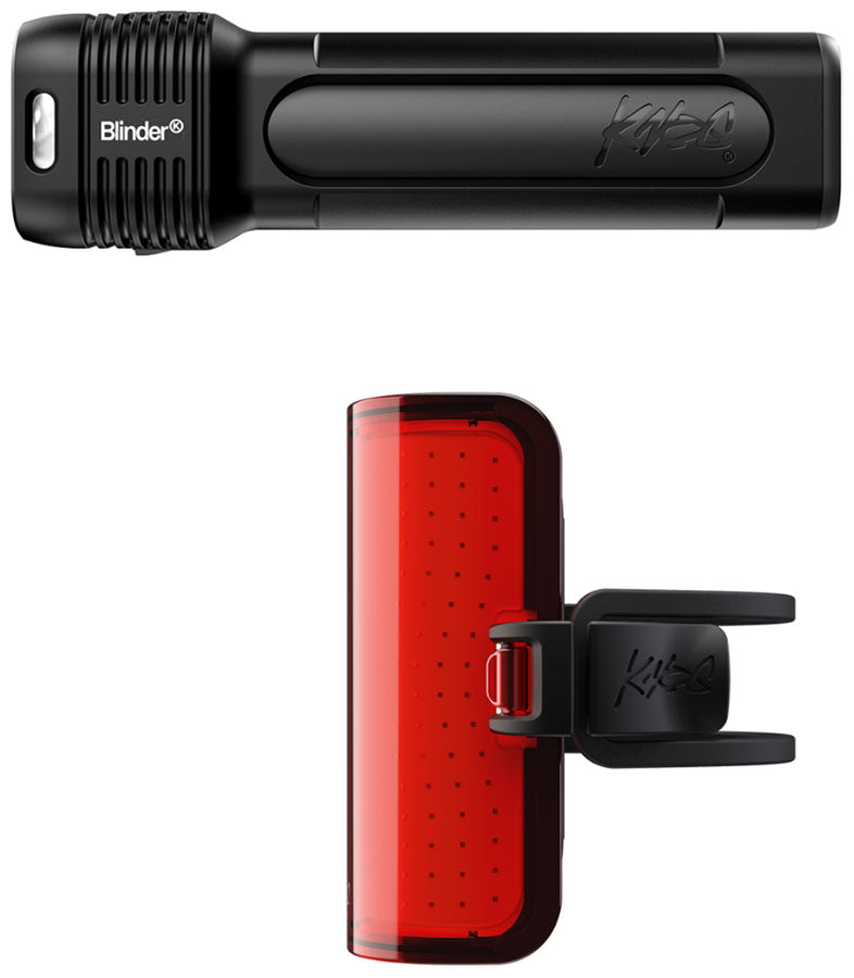 Load image into Gallery viewer, Knog Blinder 1400/Cobber Reflex Lights, Front/Rear Set, Blk