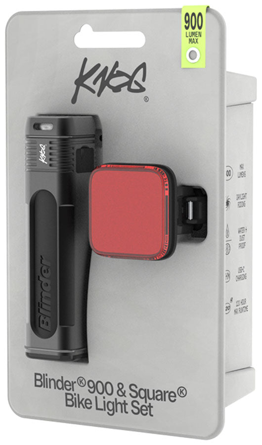 Load image into Gallery viewer, Knog Blinder 900/Blinder Square Headlight/Taillight Set