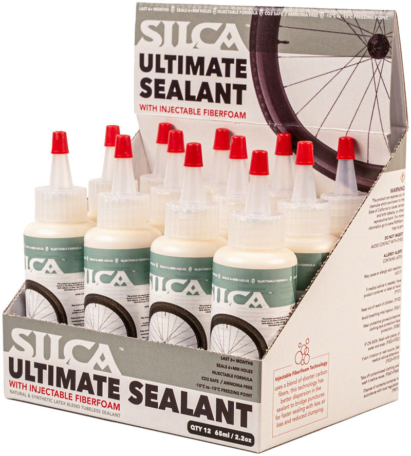 Load image into Gallery viewer, Silca Ultimate Sealant with Fiberfoam, 65ml, 12/Count POP