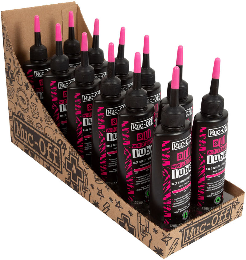 Load image into Gallery viewer, Muc-Off All Weather Lube - 120ml, Drip, POP Box of 12