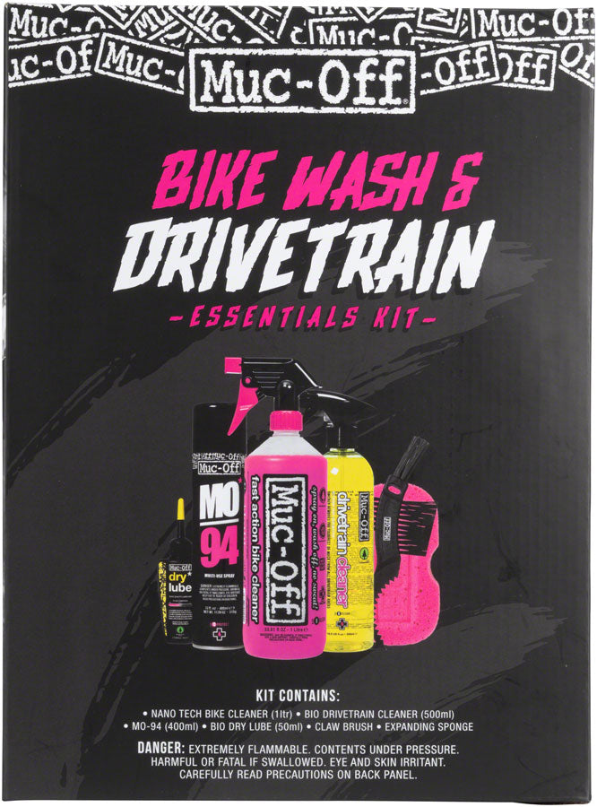 Load image into Gallery viewer, Muc-Off Bike Care Kit Wash and Drivetrain Essentials Clean Polish and Protect