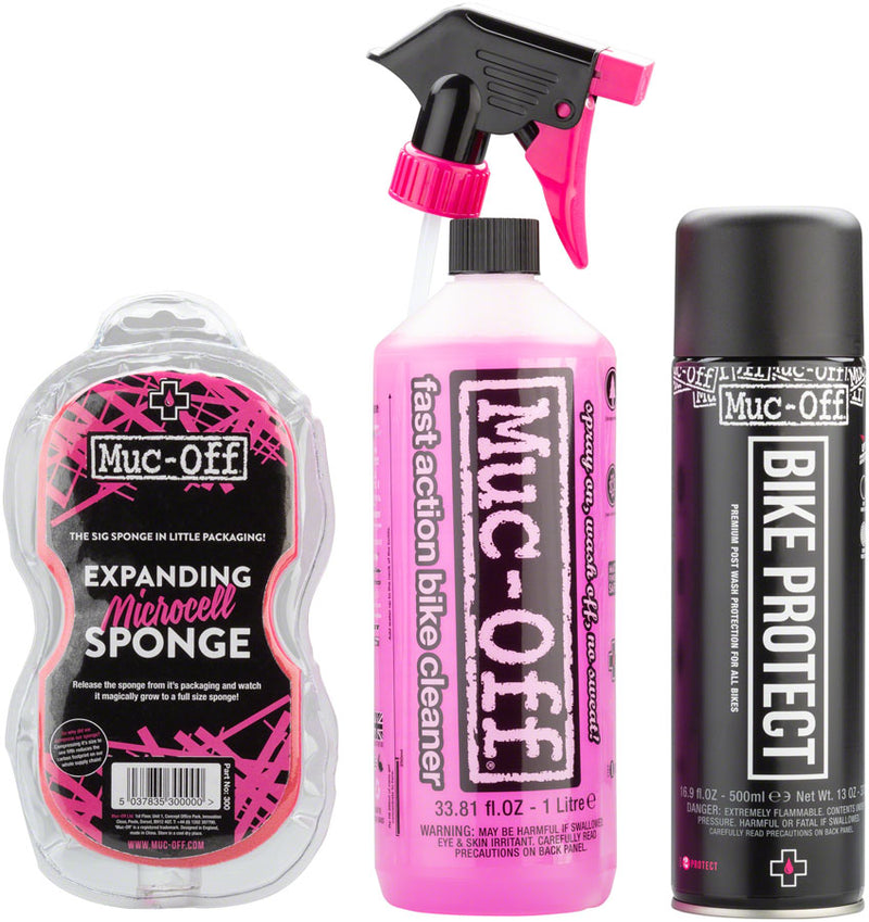 Load image into Gallery viewer, Muc-Off Bicycle Duo Pack with Sponge 100% Biodegradable Cleaner PTFE Protection
