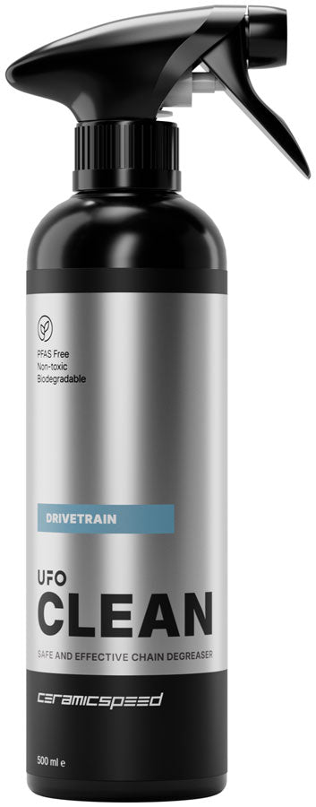 Load image into Gallery viewer, CeramicSpeed UFO CLEAN Eco-Friendly Drivetrain Cleaner 500ml - Effective, Biodegradable Bike Chain & Gear Maintenance